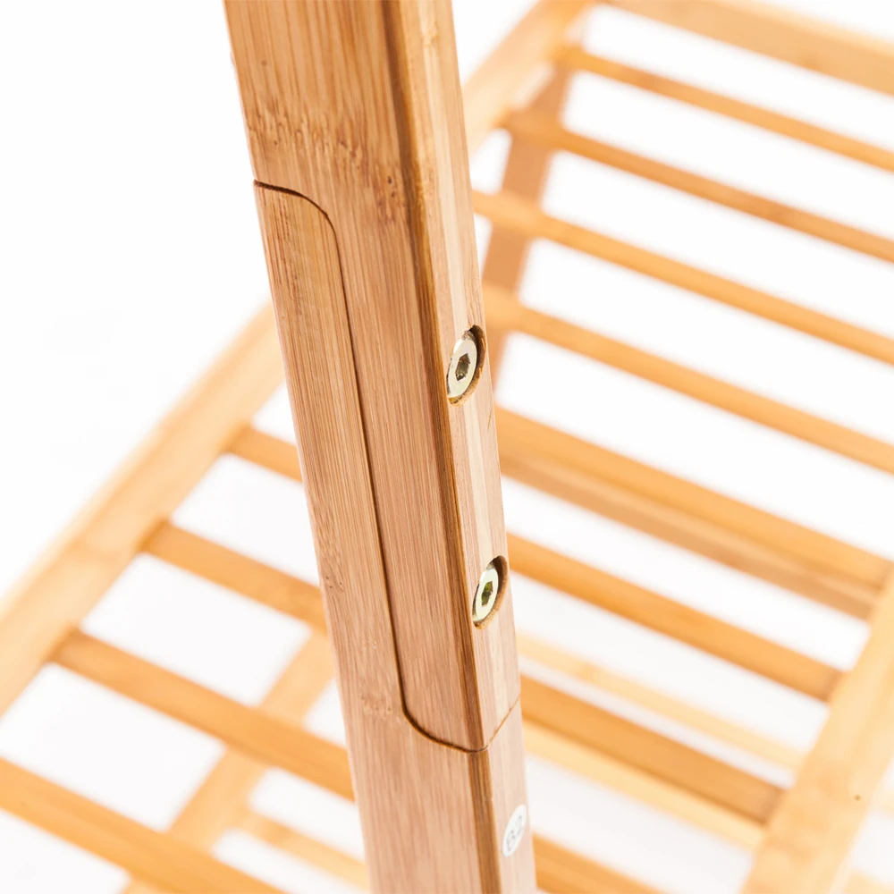 2-слойная портативная Практичная Вешалка для хранения одежды с колесиками