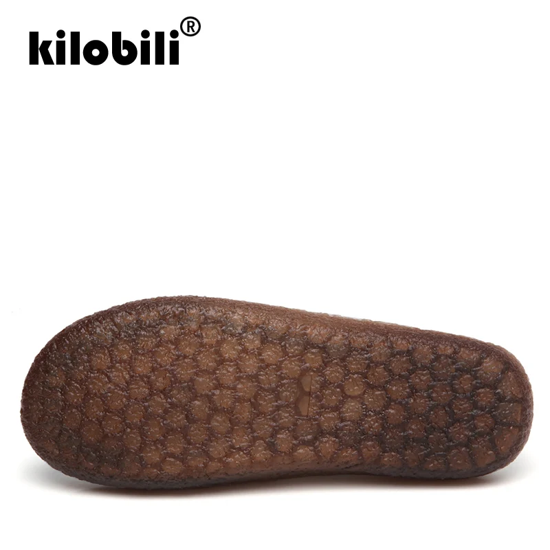 Kilobili/2019 г. летние женские туфли на плоской подошве балетки лоферы без застежки с