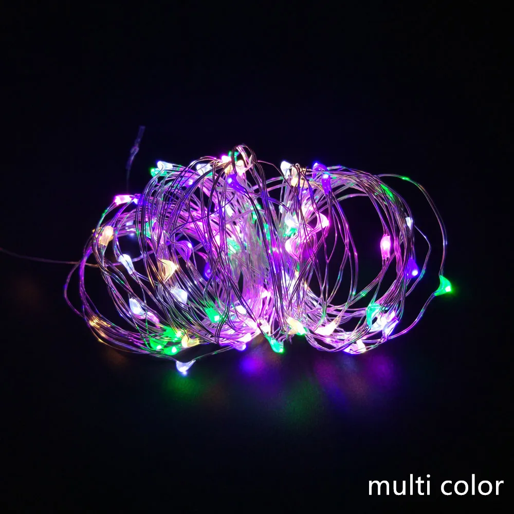 Водонепроницаемая светодиодная гирлянсветильник на медном проводе 2 м 5 10 м|fairy