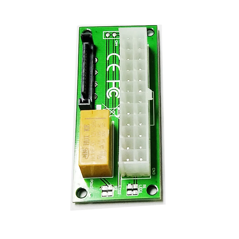 Настольный ATX 24PIN двойной блок питания синхронный стартовый удлинитель адаптер