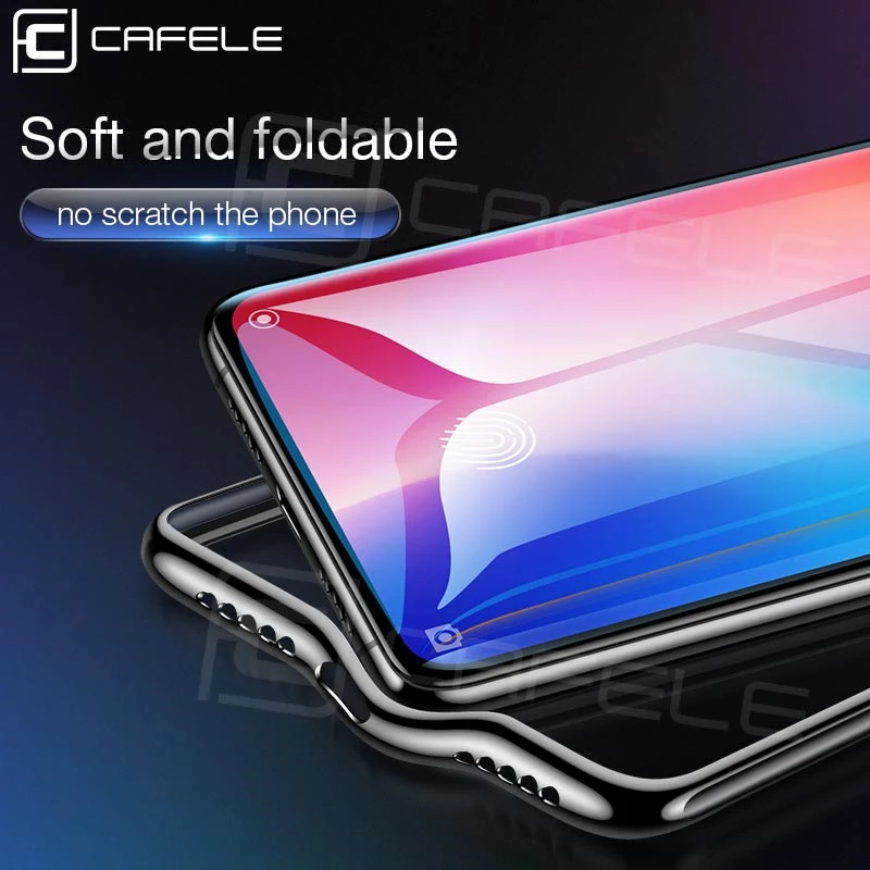 Прозрачный чехол Cafele для Xiaomi 9 прозрачный мягкий из ТПУ с покрытием телефона