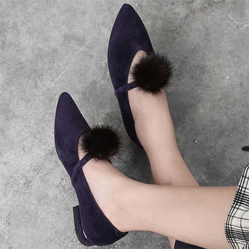 

CONASCO Fashion Women Party Wedding Basic Pumps Suede Leather Spring Autumn Low Heels Shoes Pointed Toe Elegant Shoes Woman