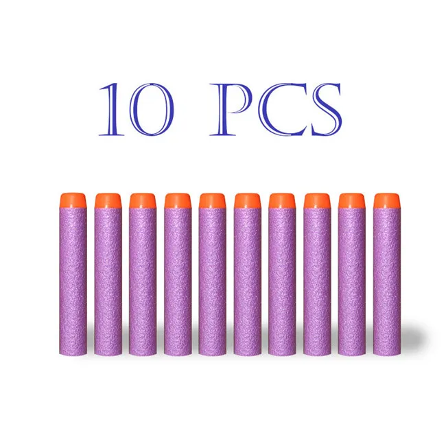Bullets-10pcs Тактическое снаряжение пистолет шаттл Мягкая Пуля журнал для Nerf пистолет аксессуары пуля клип совместимы тактические сумки патроны пакет - Цвет: Bullets-10pcs