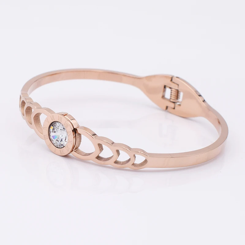 Хит продаж Римский браслет для женщин роскошный блестящий 8 мм кубический циркон