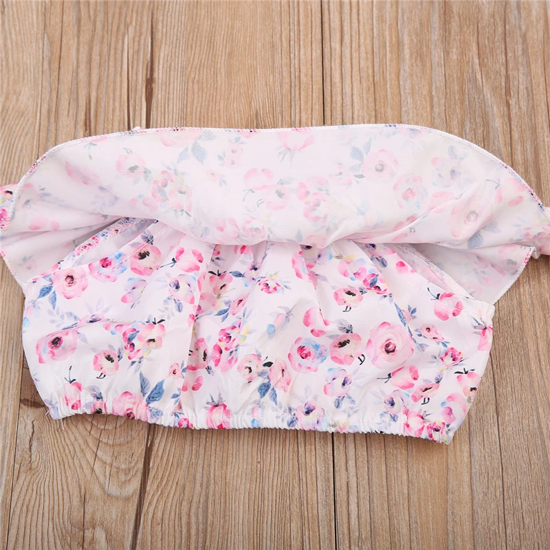 Розничная продажа 2017 г. новый комплект летней одежды для девочек кроп топ + юбка