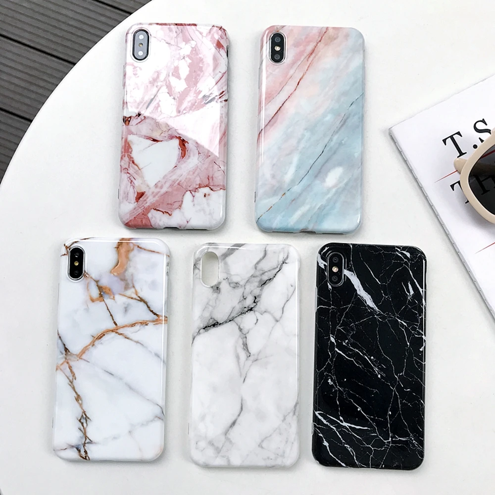 Мраморный чехол для телефона для iphone 7 XS MAX, чехол, мягкая задняя крышка из ТПУ для iphone 6, 6 S, 7, 8 Plus, iphone X, XR, чехол для телефона s