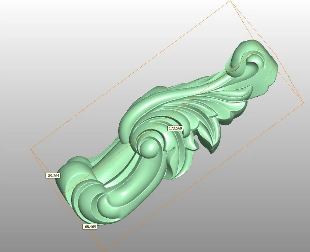 Модель 3D STL для фрезерного станка с ЧПУ рельефный дизайн мебель шкаф стул ножка