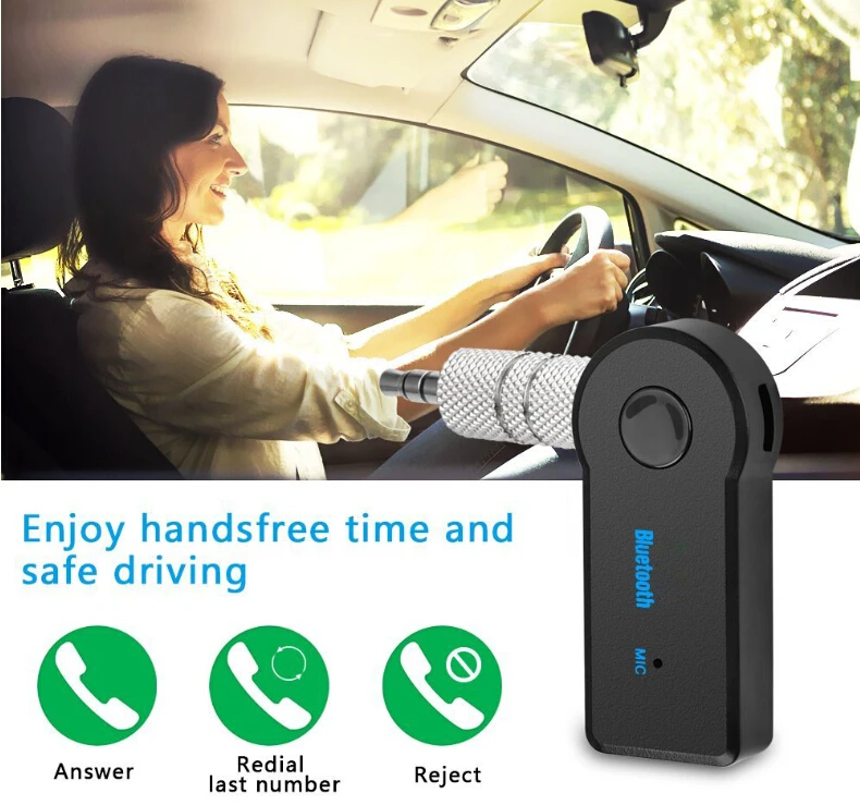 Мини-аудиоприемник с разъемом Bluetooth 3 5 мм для Chevrolet Cruze Nissan qashqai X-Trail T32 Peugeot 5008 3008 Toyota