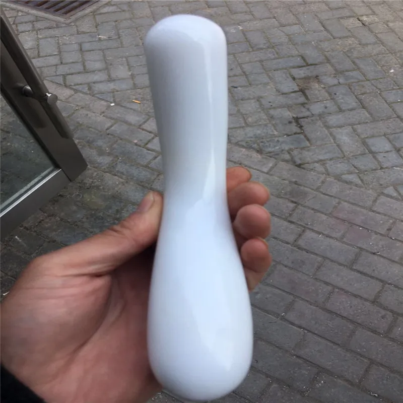 Cream crystal，opal stone massage stick g-spot crystal goth female sex toy |