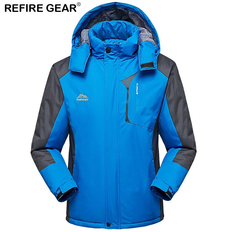 Refire Gear Зимняя Толстая флисовая куртка для мужчин и женщин Водонепроницаемая