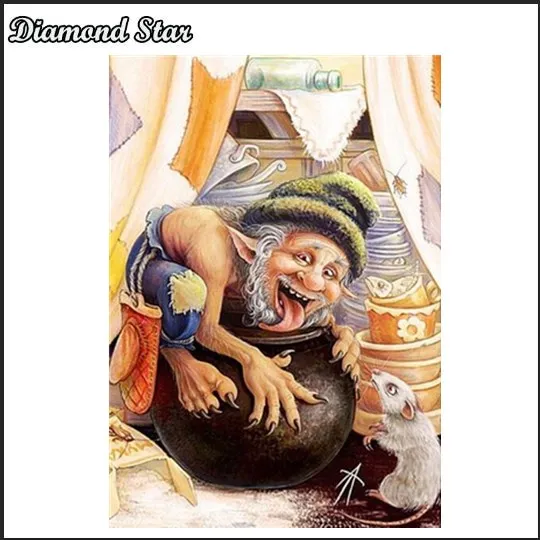 

DIY Diamond Painting Full Rhinestone Mosaic 5D Diamond Embroidery