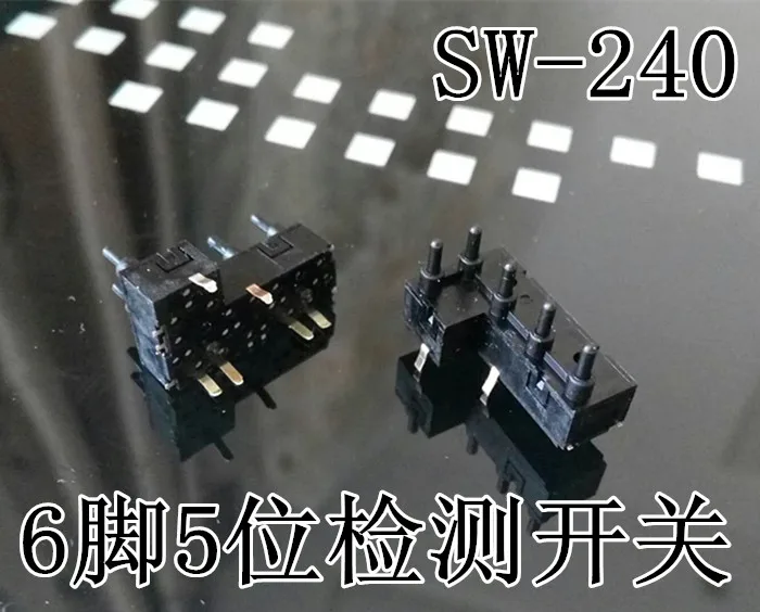 Оригинальный новый 100% SW-240 переключатель обнаружения сброса 6pin 5 бит