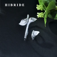 hibride luxury big delicate luxury clear cubic zirconia party wedding saudi arabic dubai bangle ring set n 284