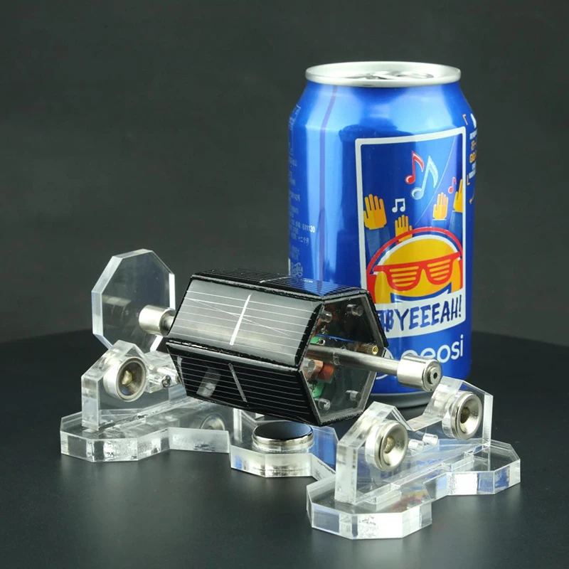 

DIY Solar Motors 300-1500Rpm Manual DIY Creative Mendocino Magnetic Levitation Solar Motor For Laboratory Teach & Fun Gift Toy