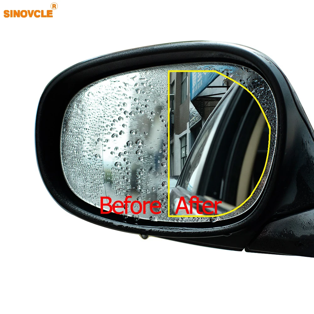 Противотуманная наклейка для автомобиля зеркало заднего вида защитное Зеркало