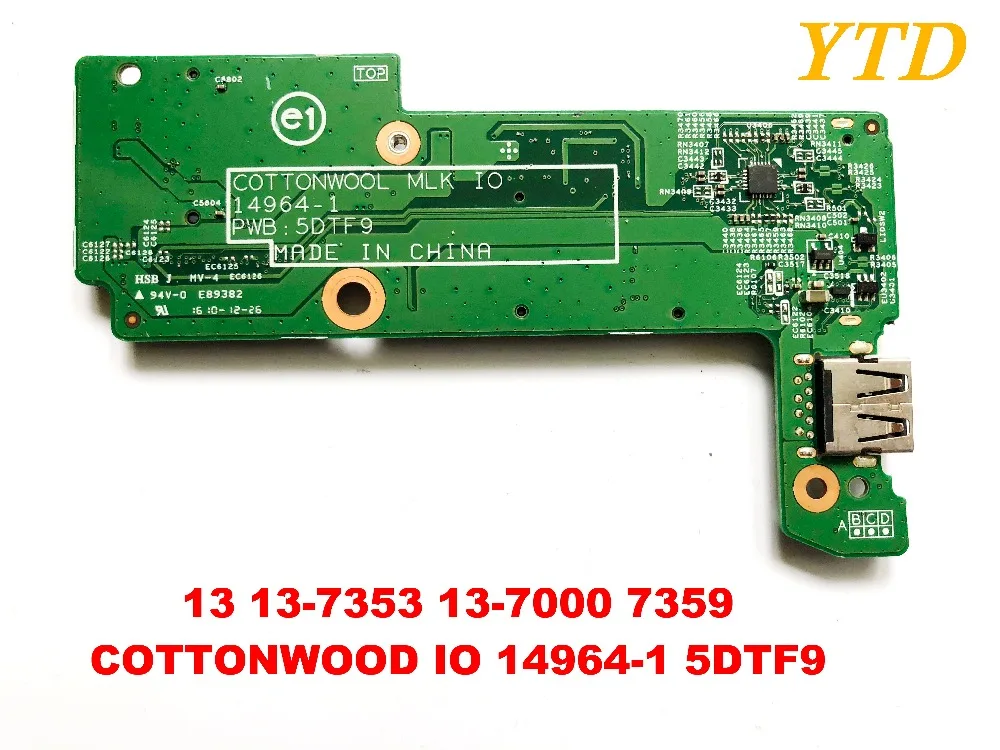 Оригинал для Inspiron 13 7353 7000 7359 0GMTD5 COTTONWOOD IO 14964 1 5DTF9 USB SD кардридер переключатель плата