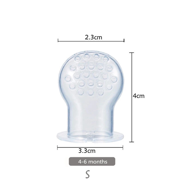 SiliconeBaby фрукты овощи соска еда жевательная Nibbler NippleTeether 1 шт. младенец s m l Сетчатое ситечко для мяса пюре nippler - Цвет: Strainer Net--S