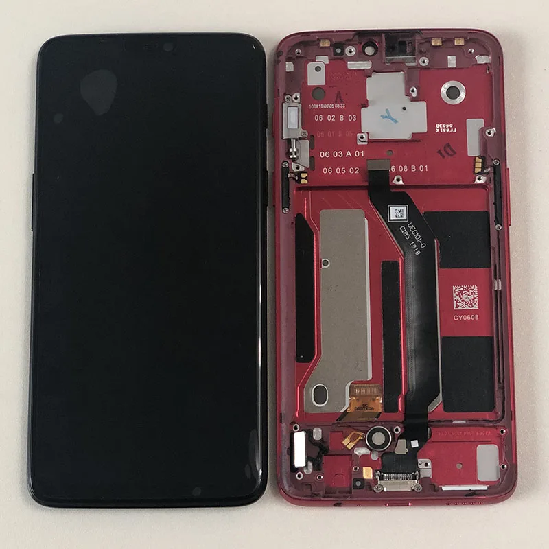 M& Sen для 6,2" OnePlus 6 Oneplus 6 One Plus 6 Super Amoled ЖК-дисплей+ сенсорная панель дигитайзер Замена Рамки