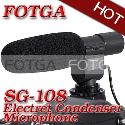 Pro DV стерео микрофон для Canon 500d 600d 5dII 1dIII 50D 60D Nikon D90 D3000 D7000 DSLR DC камера | Электроника