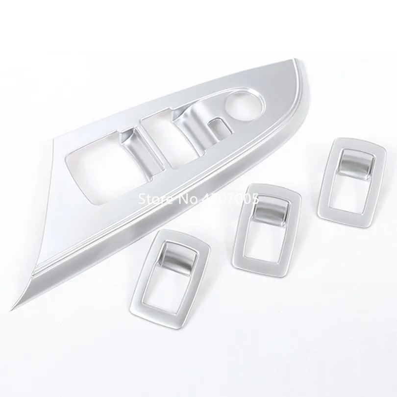 4Pcs/set ABS Chrome Car Window Lift Switch Button Frame Cover Trim For BMW X3 F25 X4 F26 2009-2017 Accessories | Автомобили и