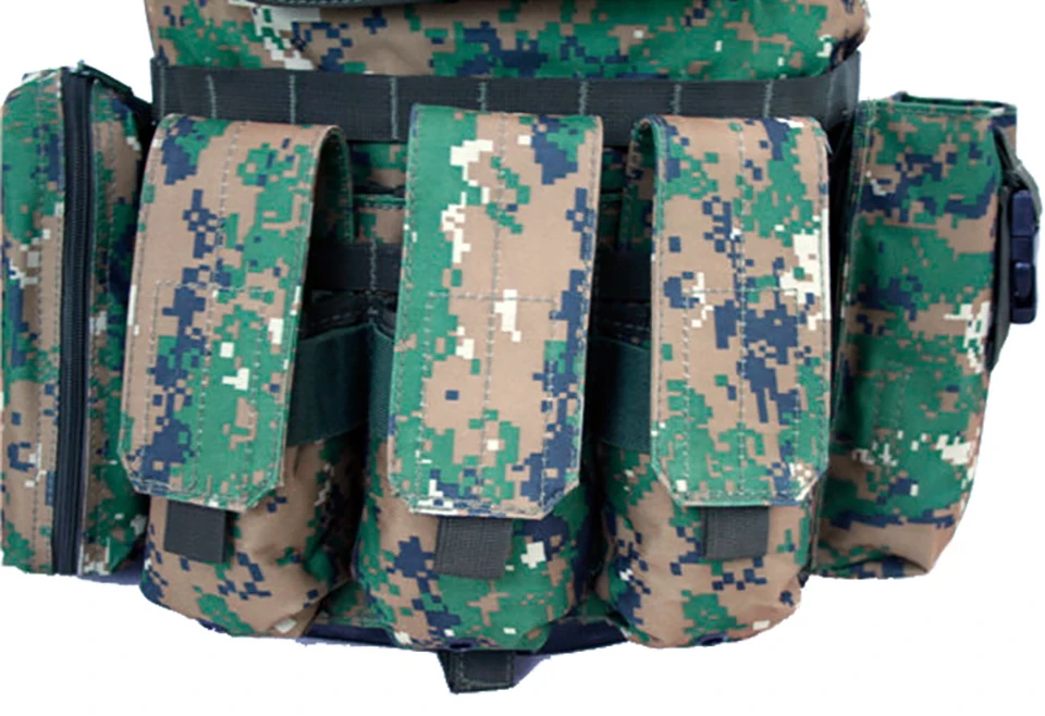 RRV Тактический Жилет Molle для страйкболла боевой жилет W/Журнал Мешок Releasable Armor Plate