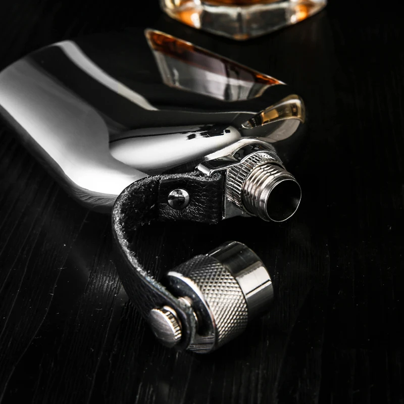 Карманная тазобедренная колба 5 унций нержавеющей стали 304 мини металлический