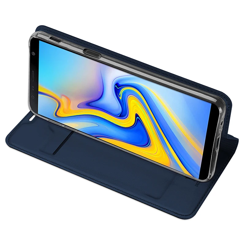 Для samsung Galaxy J6 Plus чехол-кошелек DUX DUCIS Coque для J4 кожаный флип-чехол Smasung PlusPhone чехлы |