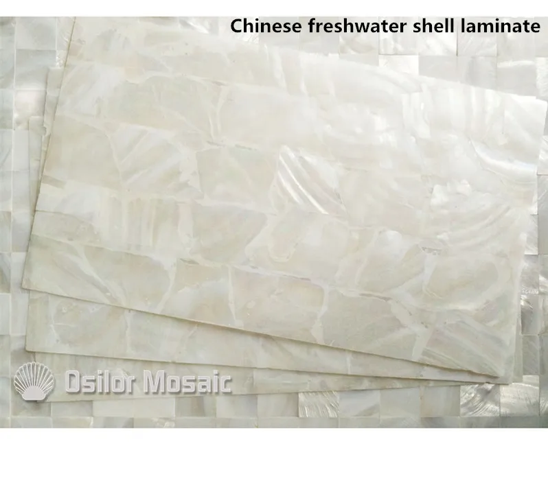 

AAA grade natural surface white Chinese freshwater shell laminate for musical instrument and furniture inlay