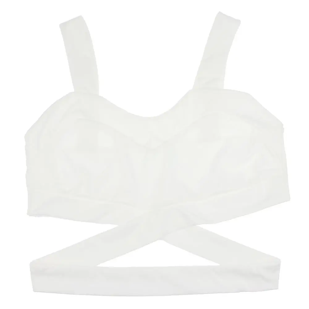 1 шт. сексуальный женский короткий топ на бретельках с открытой спиной черный