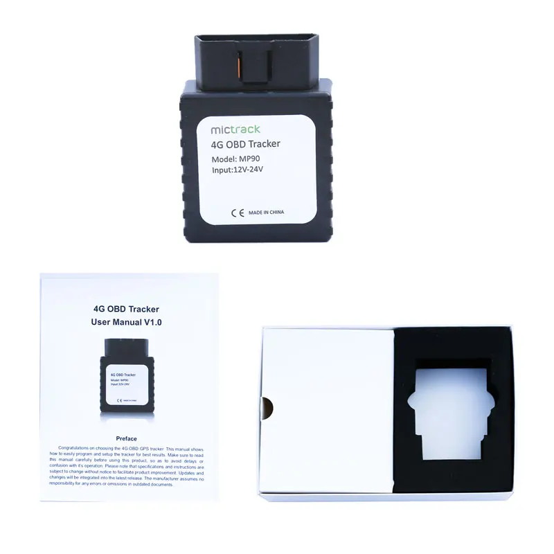 4 г OBD gps трекер MP90 Plug & Play Car Locator реального времени отслеживать II разъем голосового