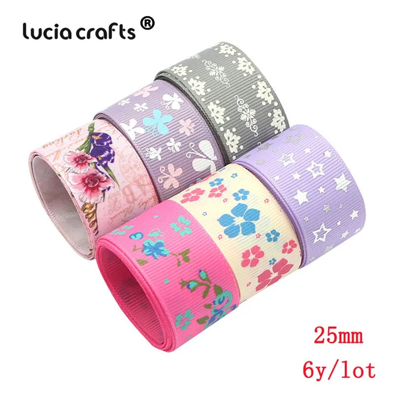 040054288 Style10 6y Lucia crafts 6 ярдов много вариантов печатные корсажные ленты лук Ремесло DIY Швейные материалы ручной работы аксессуары S0309 - Цвет: 040054288 Style10 6y