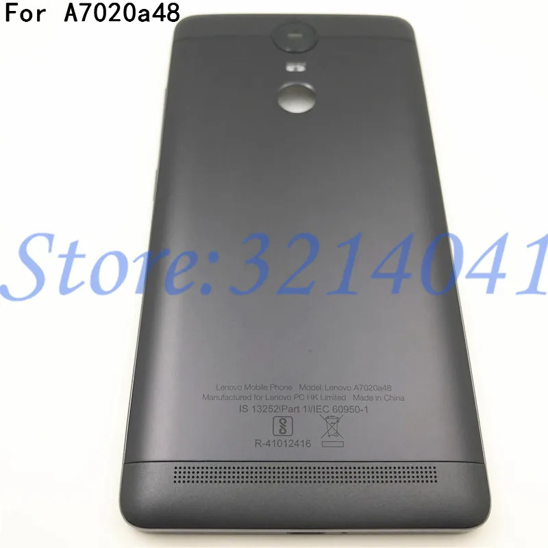 Новая Крышка батарейного отсека задняя крышка корпуса для Lenovo K5 Note A7020a48 K52t38 K52e78 с