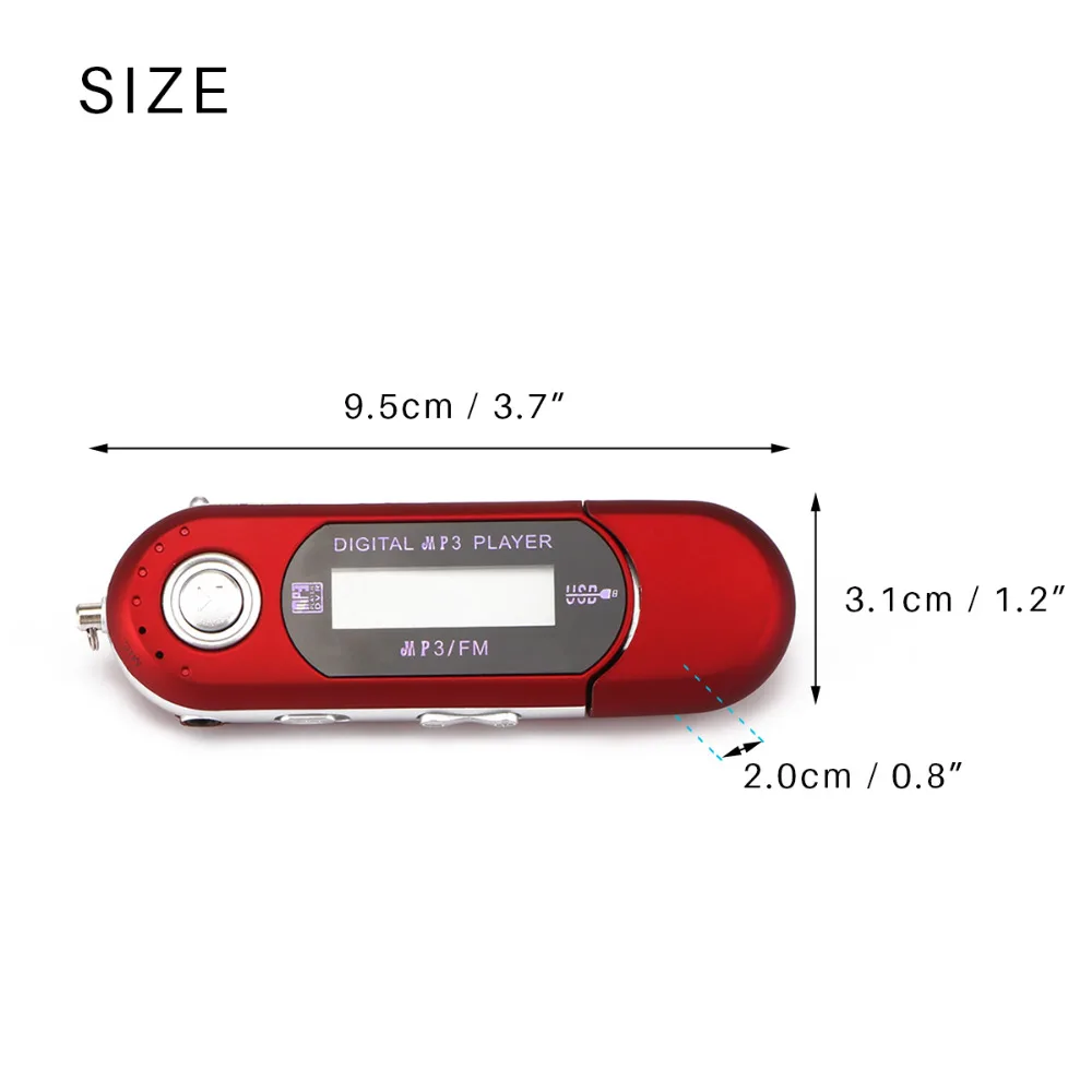 Портативный мини MP3 плеер с ЖК дисплеем и поддержкой TF карты|mp3 player|music mp3 playermusic |