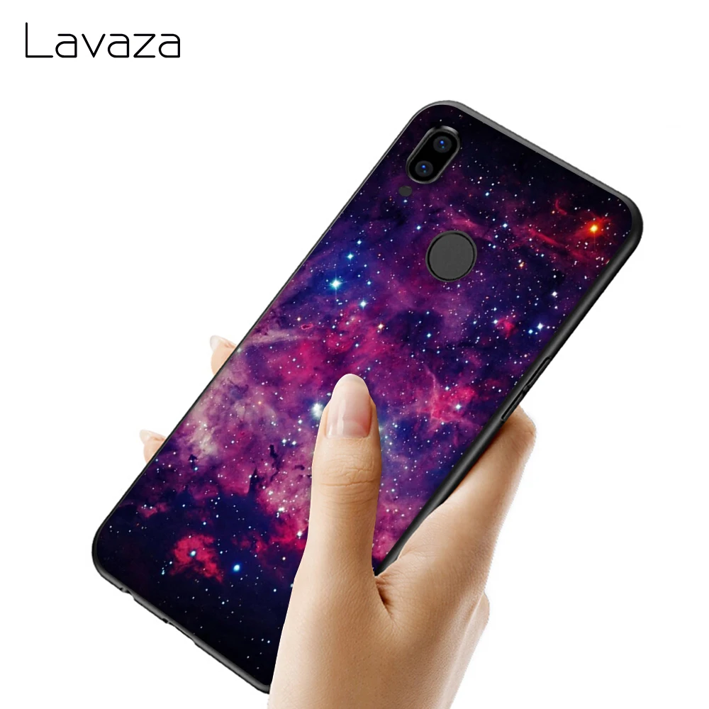 Lavaza interstellar Purple Space Star Soft TPU Case for Huawei Y7 Prime Y9 Y6 2018 Nova 3 3i Honor 7A 8X 8C 8 9 10 Lite | Мобильные