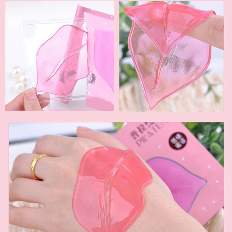 5 PCSLip пополнела губ Collagen Crystal Mask колодки влаги Сущность омолаживающий морщин патч