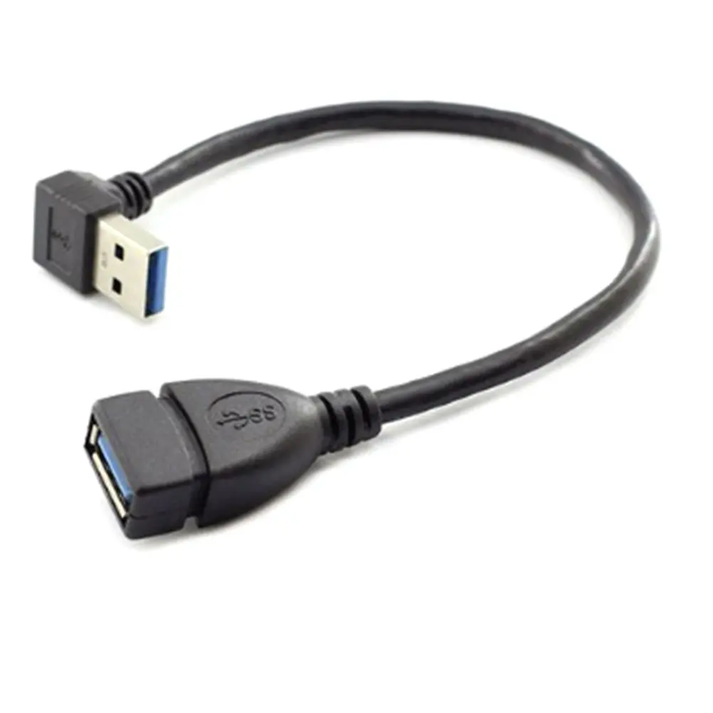 Удлинитель USB 3 0 правый/левый вверх/вниз угол 90 градусов удлинитель адаптер Папа