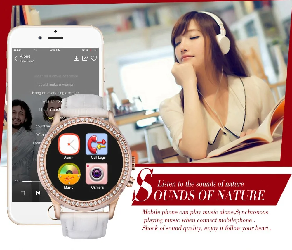 Bluetooth Smart Watch with Heart rate MTK2502 Wrist Smartwatch APK for Apple IOS Samsung Android Smartphone Men Women Wristwatch |