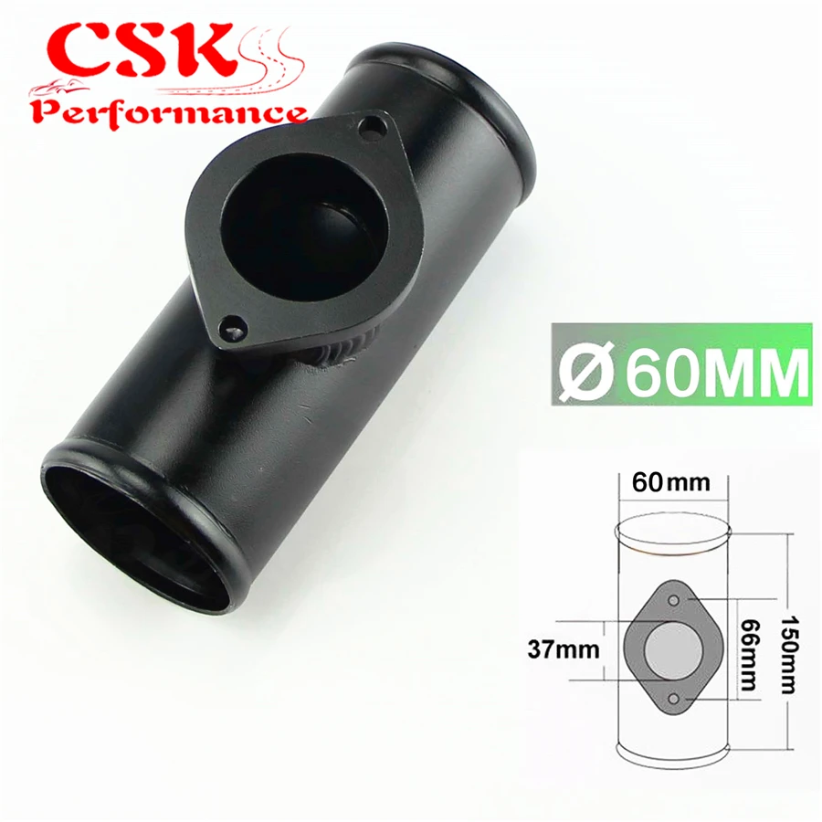 

Type-S/RS Style 2.36" / 2.25" / 2" Aluminum Turbo Blow Off Valve Flange Adapter Pipe Black