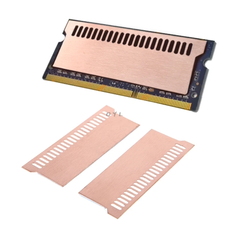 

Pure Copper Notebook Gaming Laptop Memory Heatsink Cooling Vest 0.5mm Radiator
