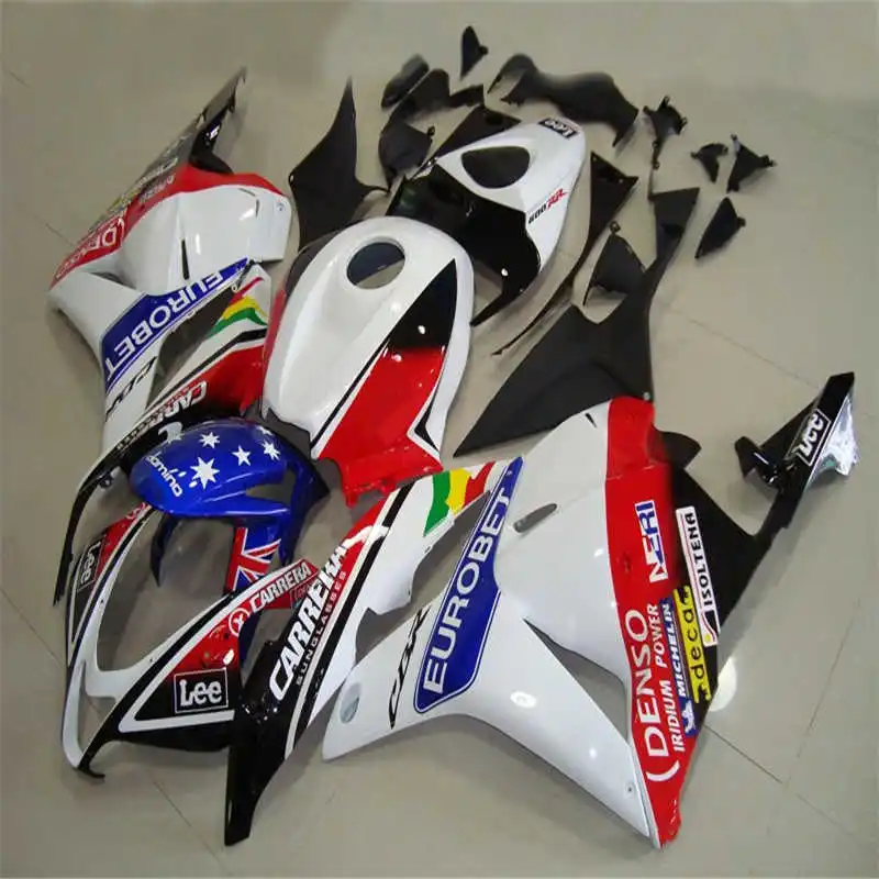 Белые Обтекатели высокого качества 2009 2010 2011 CBR 2012 RR 09-12 полный комплект