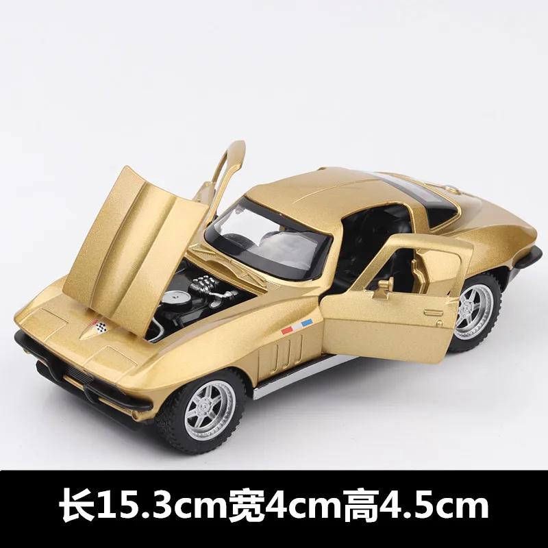 1:32 игрушечный автомобиль Corvette гоночная металлическая игрушка сплав Diecasts & Toy