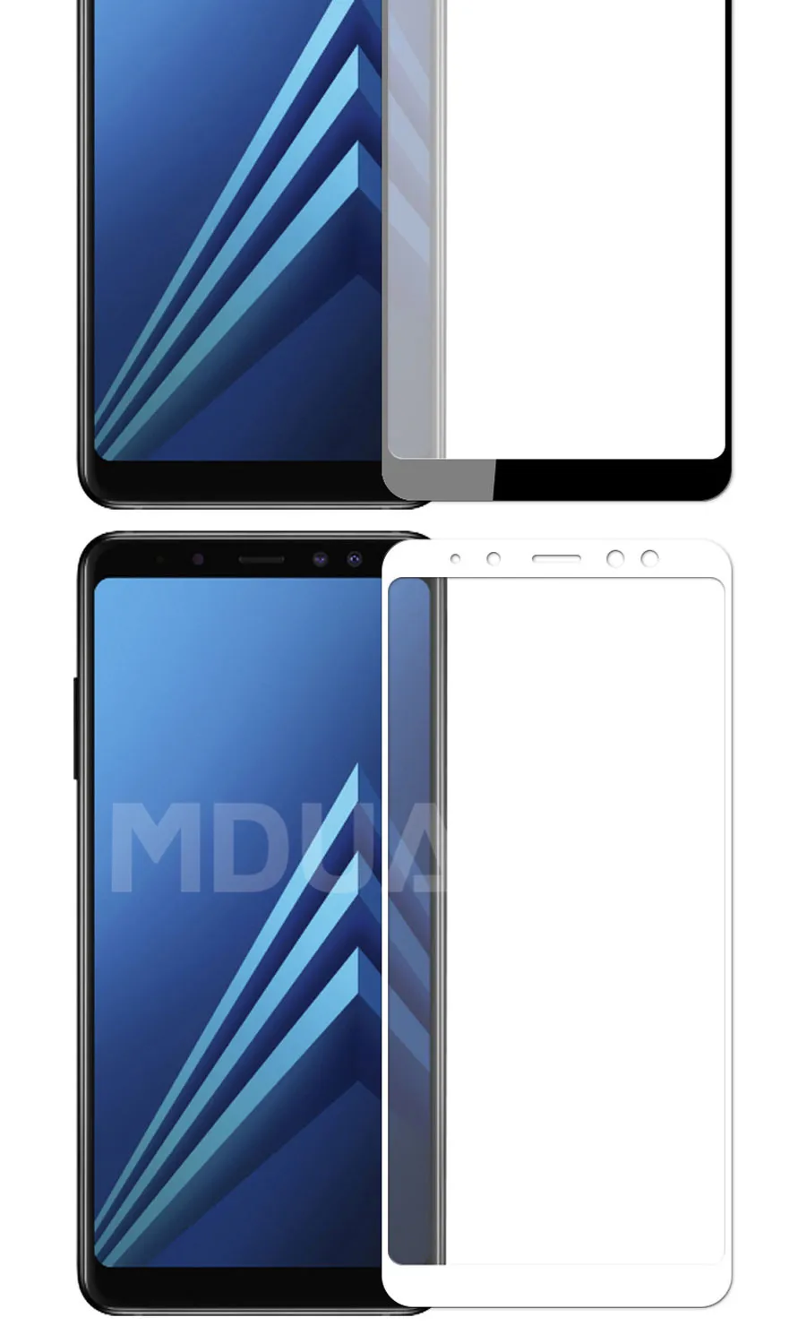 9D Защитное стекло для samsung Galaxy A3 A5 A7 A6 A8 Plus A9 закаленное защитное стекло для экрана чехол