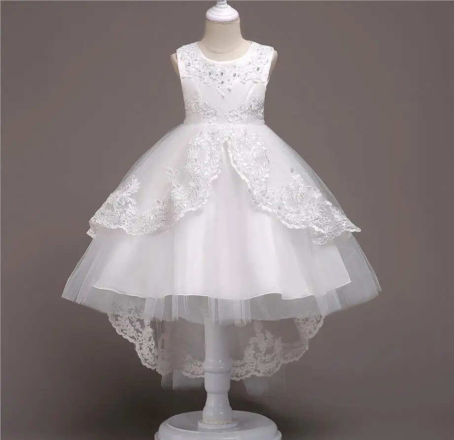 christmas dress the children aged 4 to 10 dovetail lace princess beautiful The girl's clothes | Детская одежда и обувь