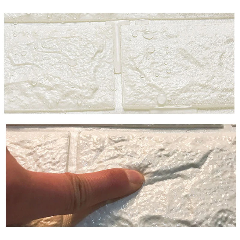 Самоклеящаяся Водонепроницаемая ТВ фон кирпичные обои 3D настенная наклейка для