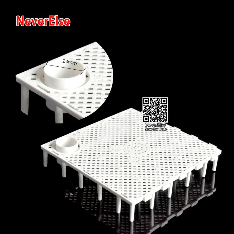 White Board(nozzle) Нижняя фильтровальная доска для аквариума, воздухоподъёмная трубка, легко собранная изолирующая пластина, сетчатая сетка для аквариума, базовая платформа, фильтр, аксессуар - Цвет: White Board(nozzle)