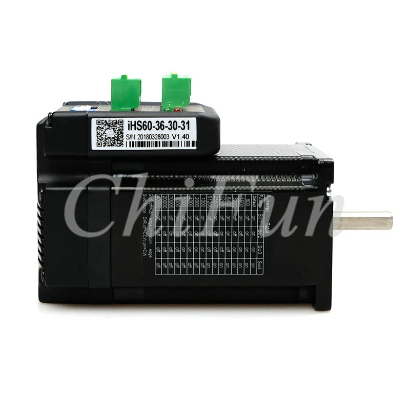 JMC IHS60 36 30 31 NEMA24 интегрированный Цифровой Открытый цикл шаговый двигатель 3N. m DC36V