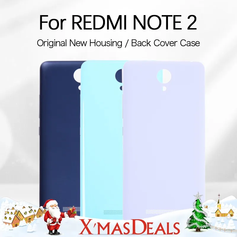 Новая задняя Корпус для Xiaomi Redmi Note 2 крышка Батарея чехол с Мощность Громкости