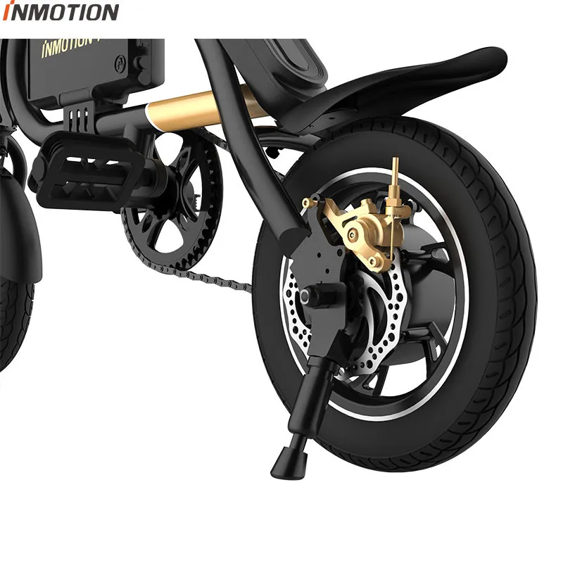 Складной велосипед Inmotion P2, 36 В, 23,2ач, литий-ионный аккумулятор, 30 км/ч, 12 дюймов, пневматическая шина, мини электрический велосипед, CE FCC