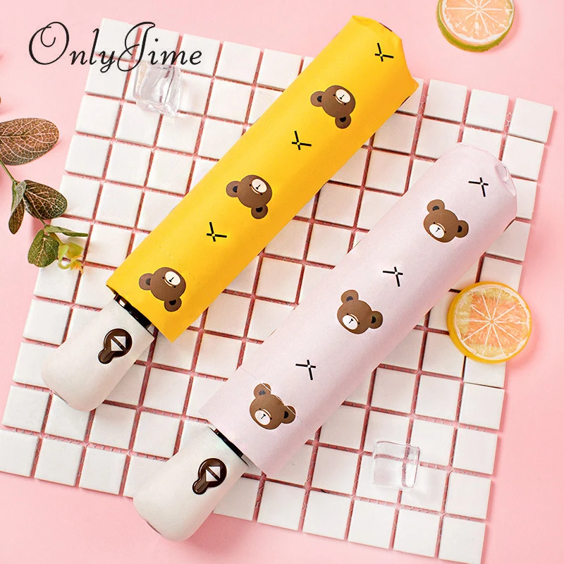 Автоматический зонт для детей Only Jime Kid Bear три складных зонта защиты от солнца два