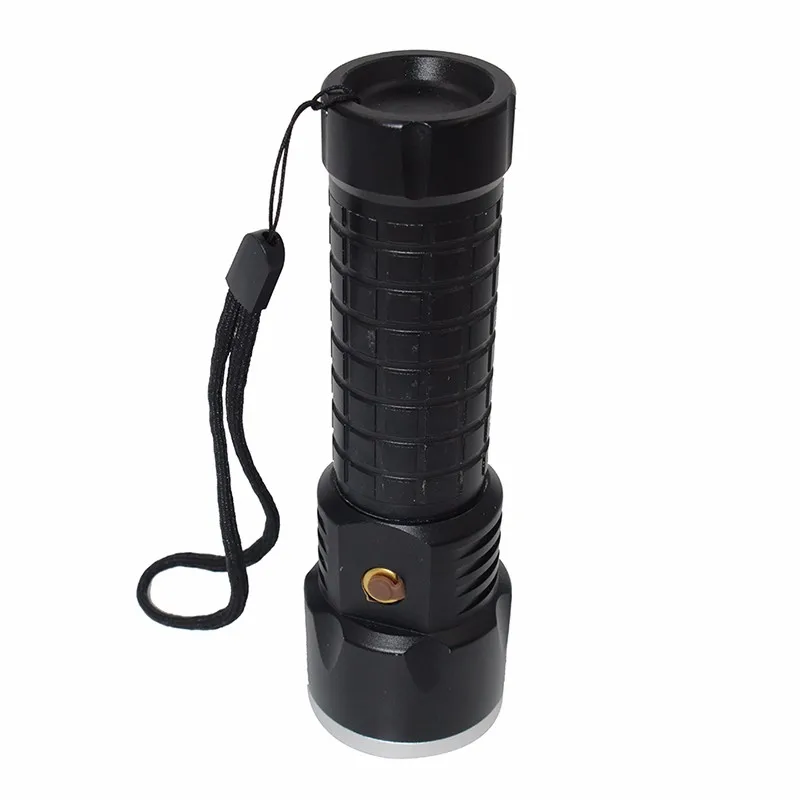 Портативный T6 LED flashlightrechargeable Увеличить факел 5 Режим CREE xm l вспышки света